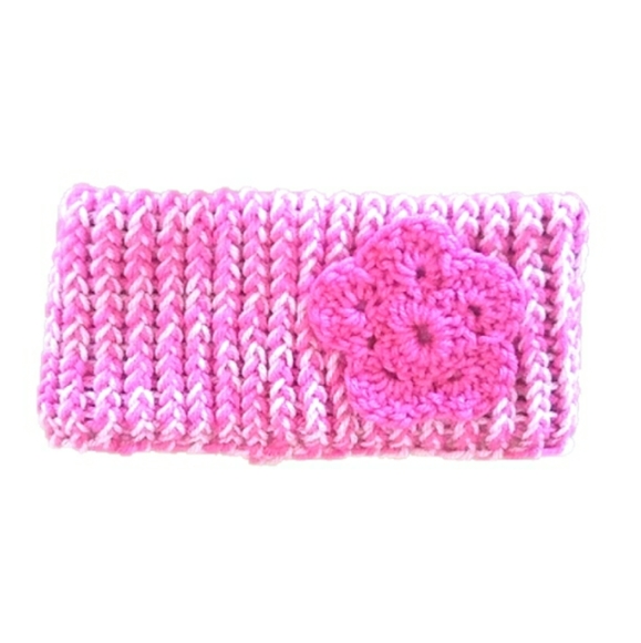 Hot Pink Confetti Handmade Earwarmer NWT - Picture 1 of 1